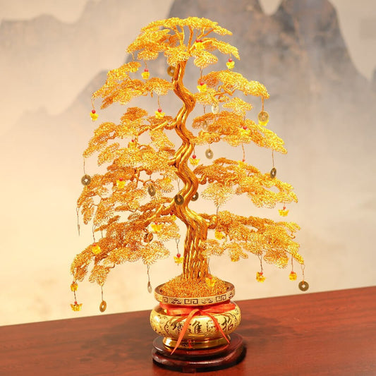 Golden Prosperity Bonsai – The Modern Alchemist's Treasure