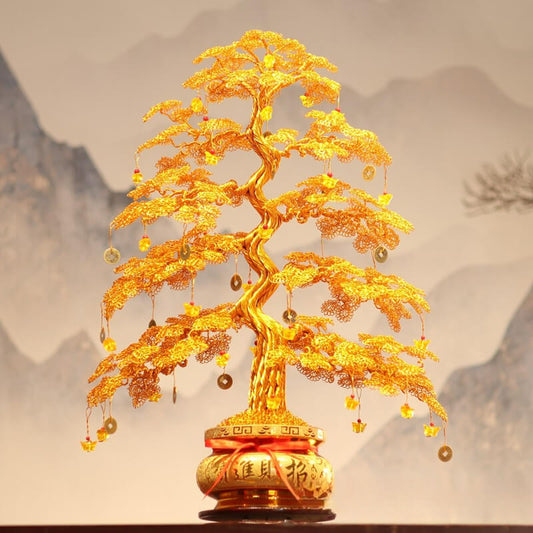 Golden Prosperity Bonsai – The Modern Alchemist's Treasure